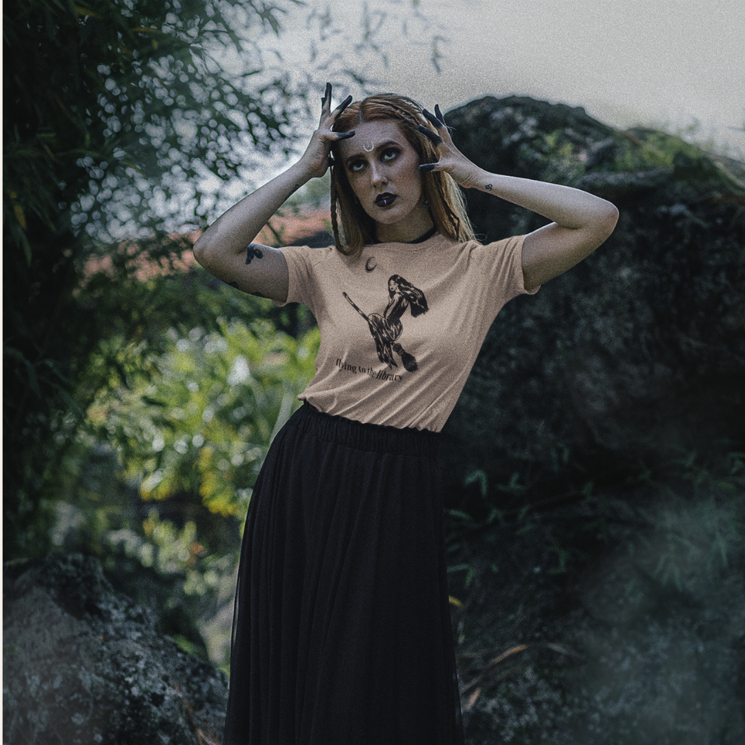 Flying to the Library Tee