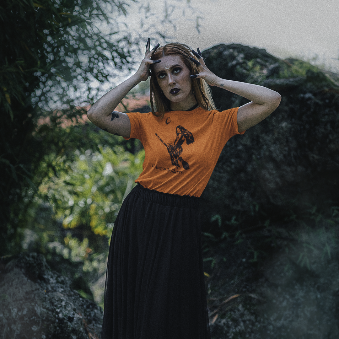 Flying to the Library Tee