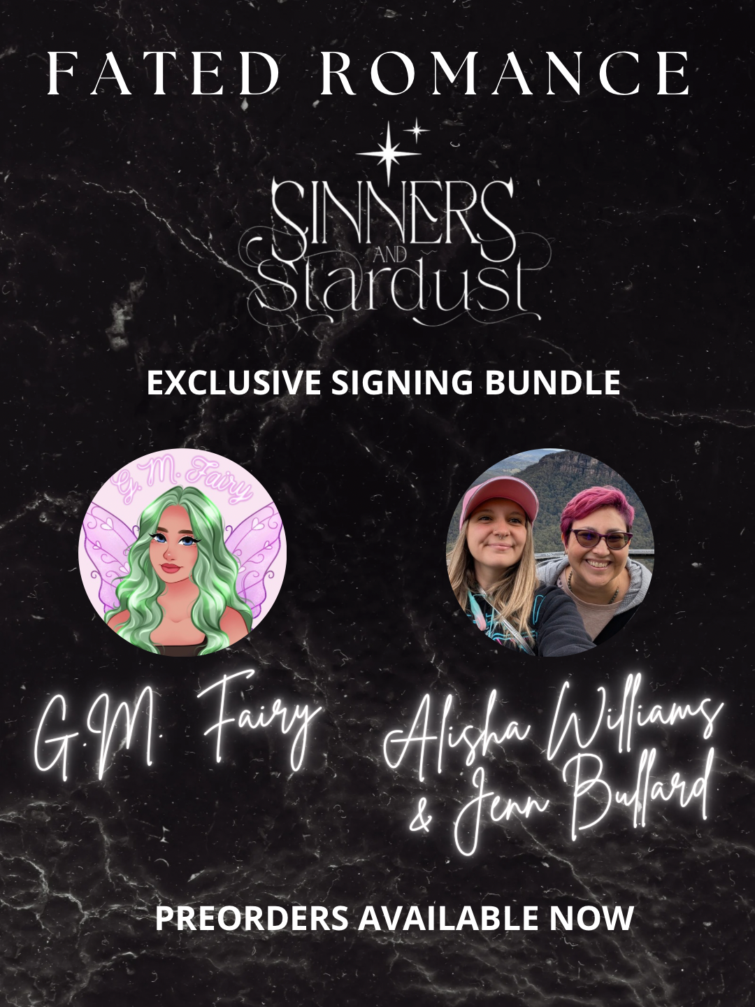 Sinners & Stardust Signing Edition Bundle PREORDER FOR SHIPPING