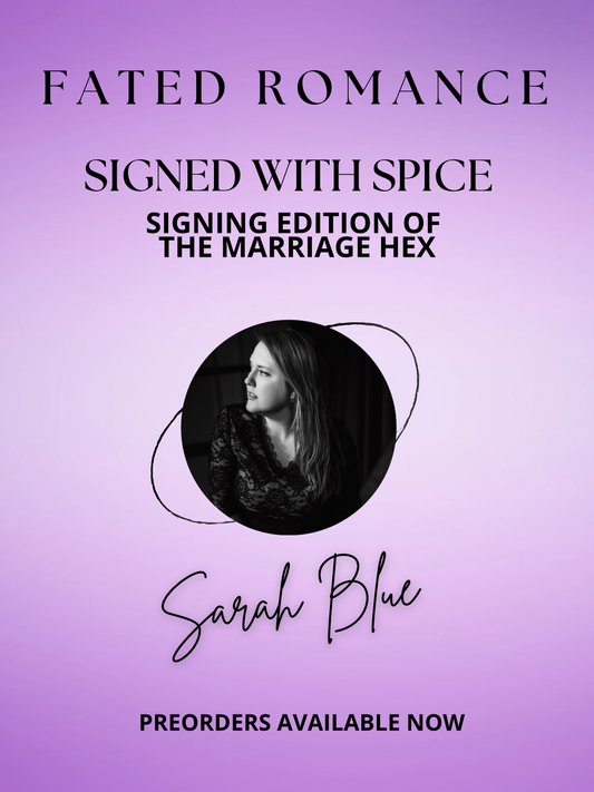 The Marriage Hex by Sarah Blue PREORDER FOR SHIPPING