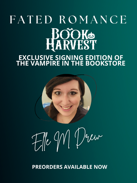 Book Harvest The Vampire in the Bookstore by Elle M Drew PREORDER FOR SHIPPING