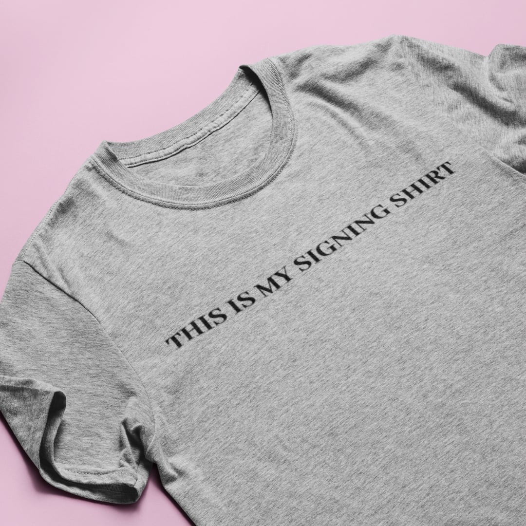 Signing Tee