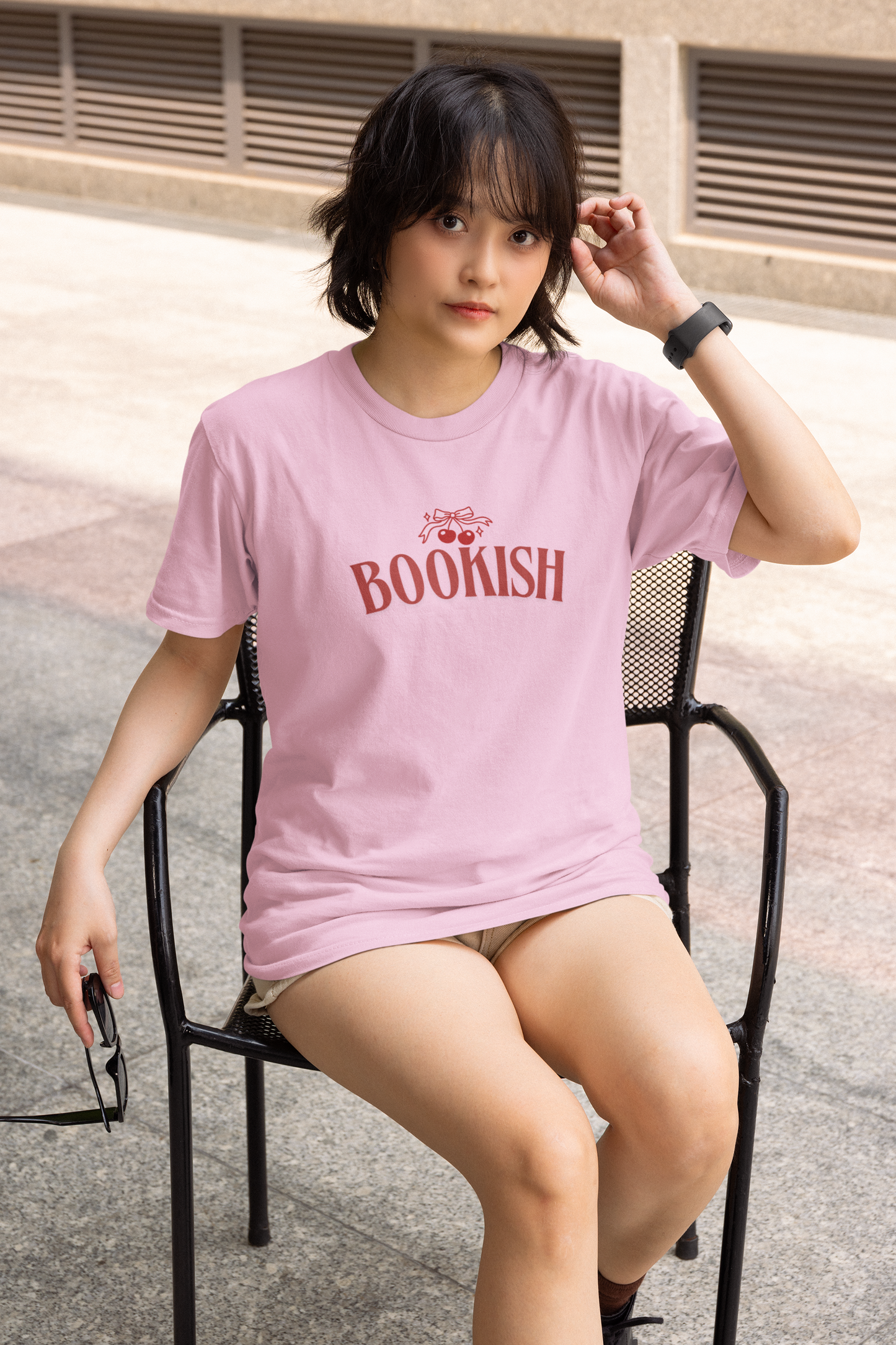 Bookish Cherries Tee